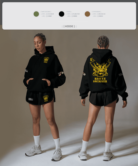 Hoodie, Aircrew Rescue Swimmer, , Teamtime, Team time, sublimation, custom sports apparel, team uniforms, spirit wear, spiritwear, sports uniforms, custom shirts, team store, custom team store, fundraiser sports, apparel fundraiser