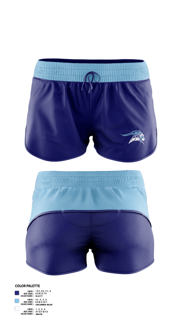 Womens Shorts, Oakmont High School, Spirit Store, Teamtime, Team time, sublimation, custom sports apparel, team uniforms, spirit wear, spiritwear, sports uniforms, custom shirts, team store, custom team store, fundraiser sports, apparel fundraiser
