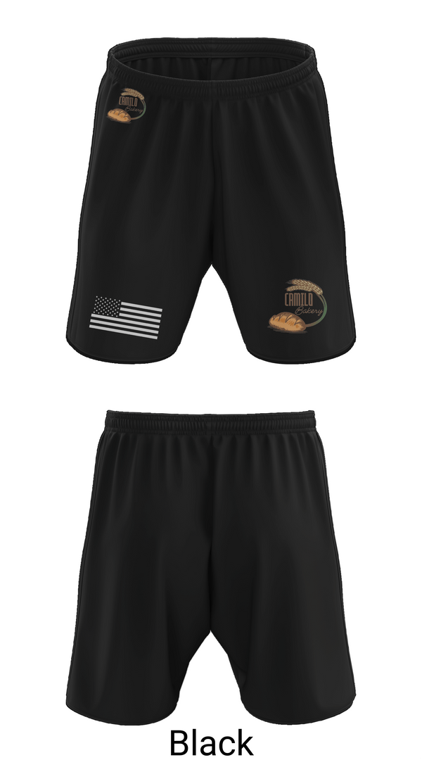 Athletic Shorts With Pockets, Camilo bakery, , Teamtime, Team time, sublimation, custom sports apparel, team uniforms, spirit wear, spiritwear, sports uniforms, custom shirts, team store, custom team store, fundraiser sports, apparel fundraiser