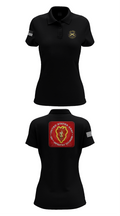 25th infantry division C-Btry 1/8 FA 8241745 Women's Short Sleeve Performance Polo  - 35