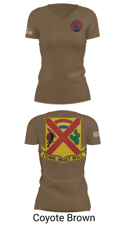 Charley troop 2-108 CAV 33316254 Women's Short Sleeve V-neck Shirt - 8