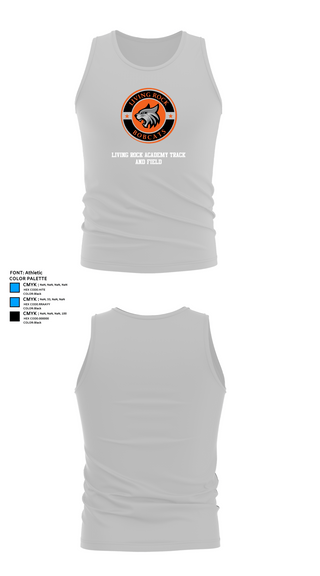 Tank Top, Living Rock Academy Track and Field, Track & Field, Teamtime, Team time, sublimation, custom sports apparel, team uniforms, spirit wear, spiritwear, sports uniforms, custom shirts, team store, custom team store, fundraiser sports, apparel fundraiser