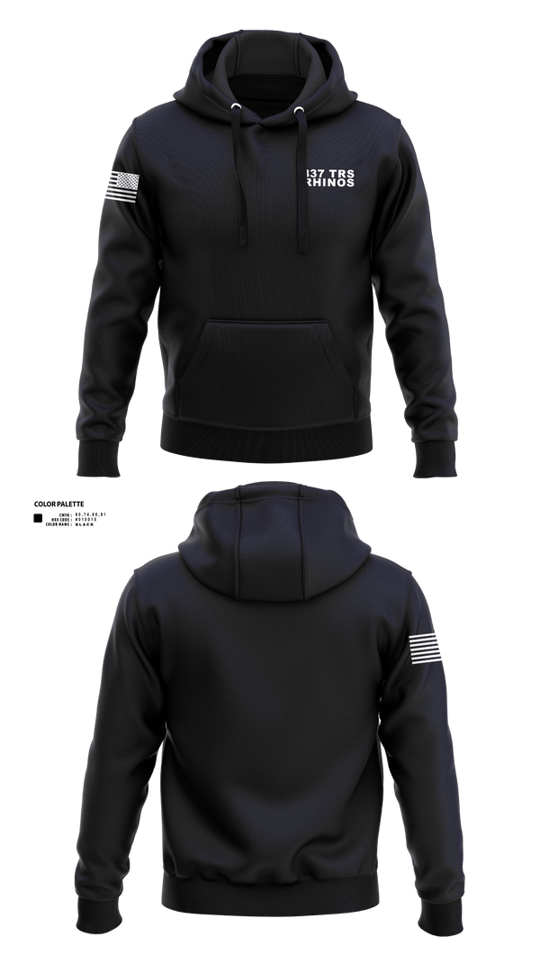 Hoodie, 837 TRS Rhinos, Air Force, Teamtime, Team time, sublimation, custom sports apparel, team uniforms, spirit wear, spiritwear, sports uniforms, custom shirts, team store, custom team store, fundraiser sports, apparel fundraiser