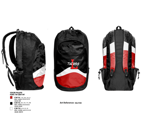 Gear Bag, Lexington High School Track and Field, Track & Field, Teamtime, Team time, sublimation, custom sports apparel, team uniforms, spirit wear, spiritwear, sports uniforms, custom shirts, team store, custom team store, fundraiser sports, apparel fundraiser