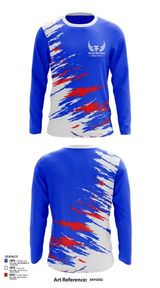 Long Sleeve Performance Shirt, Tuslaw High School Track and Field, Track & Field, Teamtime, Team time, sublimation, custom sports apparel, team uniforms, spirit wear, spiritwear, sports uniforms, custom shirts, team store, custom team store, fundraiser sports, apparel fundraiser