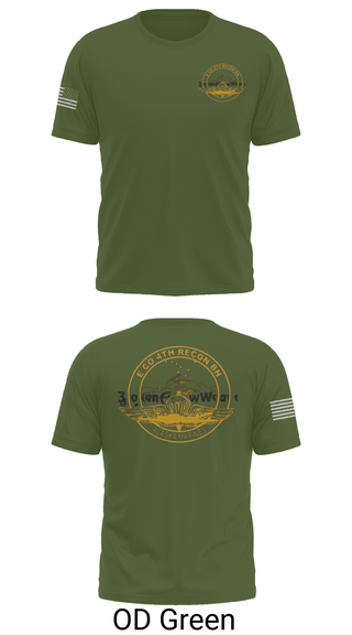 Old School Cotton Feel Shirt, E Co 4th Recon BN, , Teamtime, Team time, sublimation, custom sports apparel, team uniforms, spirit wear, spiritwear, sports uniforms, custom shirts, team store, custom team store, fundraiser sports, apparel fundraiser