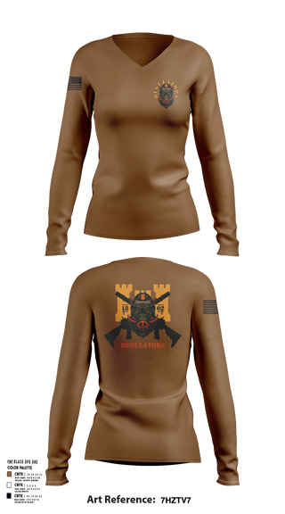 Womens Long Sleeve Vneck Shirt, 806 EN CO, , Teamtime, Team time, sublimation, custom sports apparel, team uniforms, spirit wear, spiritwear, sports uniforms, custom shirts, team store, custom team store, fundraiser sports, apparel fundraiser