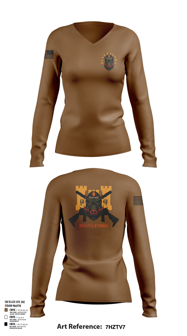Womens Long Sleeve Vneck Shirt, 806 EN CO, , Teamtime, Team time, sublimation, custom sports apparel, team uniforms, spirit wear, spiritwear, sports uniforms, custom shirts, team store, custom team store, fundraiser sports, apparel fundraiser