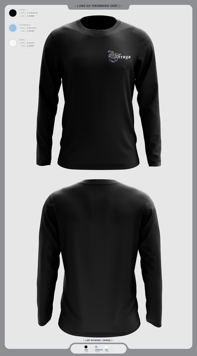 Arroyo Knights Softball 72340394 Long Sleeve Performance Shirt 3