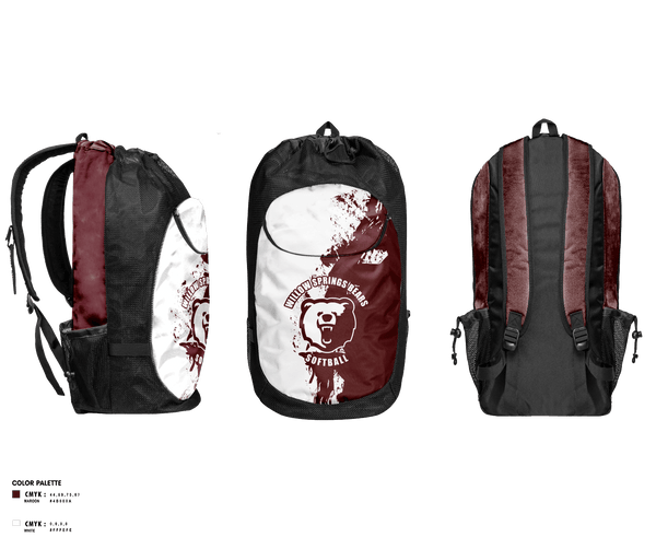 Gear Bag, Willow Springs Bears Softball, Softball, Teamtime, Team time, sublimation, custom sports apparel, team uniforms, spirit wear, spiritwear, sports uniforms, custom shirts, team store, custom team store, fundraiser sports, apparel fundraiser