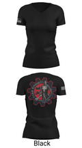 D Co. 2-158th AHB 37941019 Women's Short Sleeve V-neck Shirt - 28