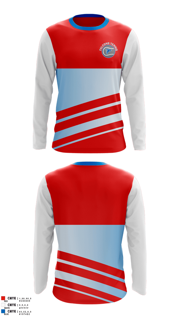 Long Sleeve Performance Shirt, Atwater High School Tennis, Tennis, Teamtime, Team time, sublimation, custom sports apparel, team uniforms, spirit wear, spiritwear, sports uniforms, custom shirts, team store, custom team store, fundraiser sports, apparel fundraiser