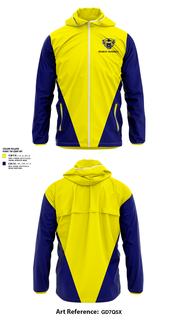 Windbreaker, Battle Creek Central Baseball, Baseball, Teamtime, Team time, sublimation, custom sports apparel, team uniforms, spirit wear, spiritwear, sports uniforms, custom shirts, team store, custom team store, fundraiser sports, apparel fundraiser
