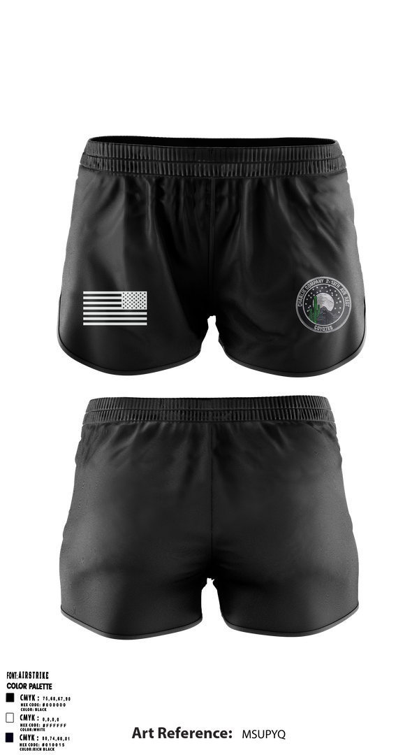 Ranger Panties, C Co. 2-13th, , Teamtime, Team time, sublimation, custom sports apparel, team uniforms, spirit wear, spiritwear, sports uniforms, custom shirts, team store, custom team store, fundraiser sports, apparel fundraiser
