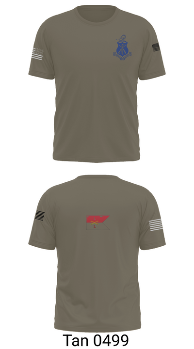 Pershing Rifles Troop L-1 10347059 Short Sleeve Performance Shirt - 76