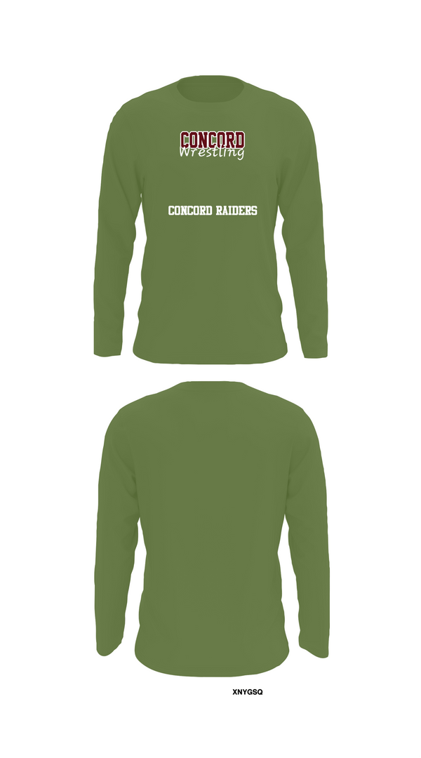 Long Sleeve Performance Shirt, Concord Raiders, Wrestling, Teamtime, Team time, sublimation, custom sports apparel, team uniforms, spirit wear, spiritwear, sports uniforms, custom shirts, team store, custom team store, fundraiser sports, apparel fundraiser