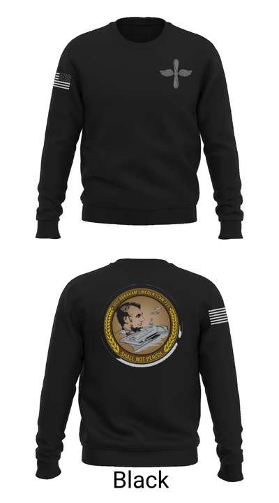 CVN 72 Abraham Lincoln 88368148 Crew Neck Sweatshirt - 24
