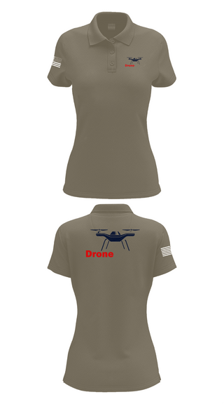 Womens Short Sleeve Performance Polo, DRONE RECON, , Teamtime, Team time, sublimation, custom sports apparel, team uniforms, spirit wear, spiritwear, sports uniforms, custom shirts, team store, custom team store, fundraiser sports, apparel fundraiser