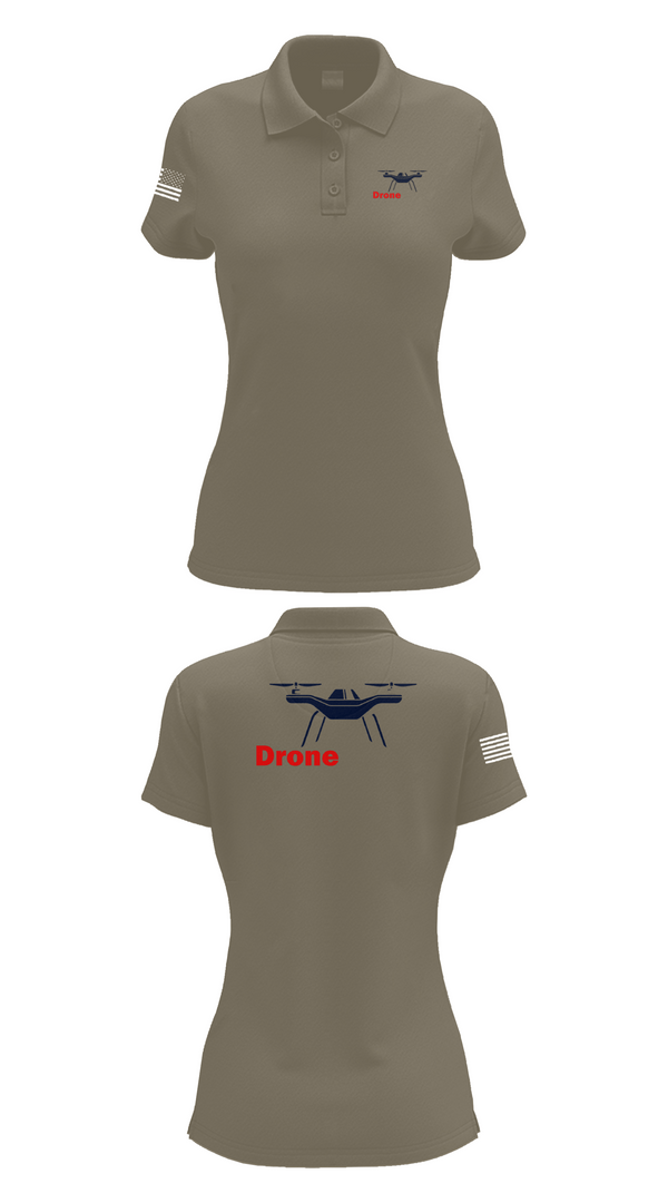 Womens Short Sleeve Performance Polo, DRONE RECON, , Teamtime, Team time, sublimation, custom sports apparel, team uniforms, spirit wear, spiritwear, sports uniforms, custom shirts, team store, custom team store, fundraiser sports, apparel fundraiser