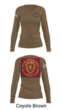 25th infantry division C-Btry 1/8 FA 8241745 Women's Long Sleeve V-neck Shirt - 17