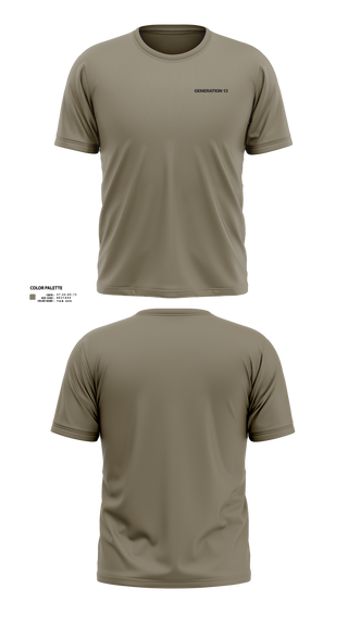 Short Sleeve Performance Shirt, Generation 13, , Teamtime, Team time, sublimation, custom sports apparel, team uniforms, spirit wear, spiritwear, sports uniforms, custom shirts, team store, custom team store, fundraiser sports, apparel fundraiser