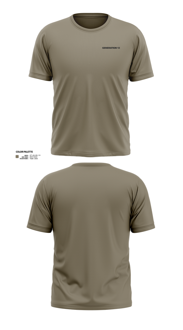 Short Sleeve Performance Shirt, Generation 13, , Teamtime, Team time, sublimation, custom sports apparel, team uniforms, spirit wear, spiritwear, sports uniforms, custom shirts, team store, custom team store, fundraiser sports, apparel fundraiser
