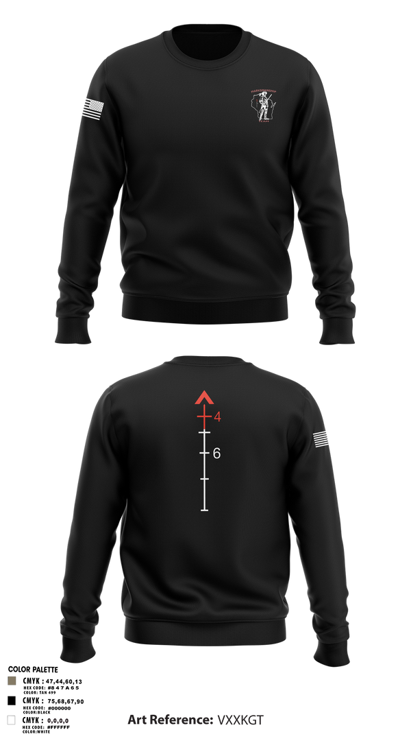 Crew Neck Sweatshirt, WIARNG Marksmanship, , Teamtime, Team time, sublimation, custom sports apparel, team uniforms, spirit wear, spiritwear, sports uniforms, custom shirts, team store, custom team store, fundraiser sports, apparel fundraiser