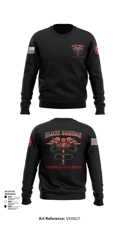B-Co MRB Mamba 47249464 Crew Neck Sweatshirt - 105
