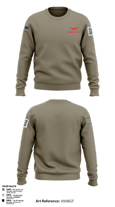 Drone Recon 84902337 Crew Neck Sweatshirt - 4