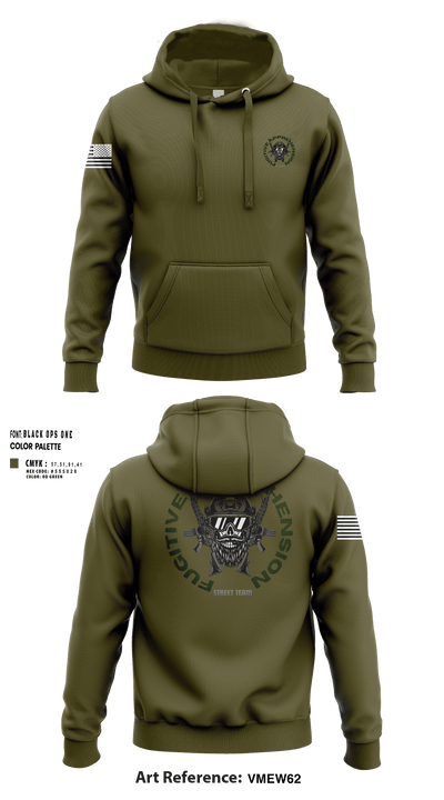 Fugitive apprehension street team 28615721 Hoodie - 251