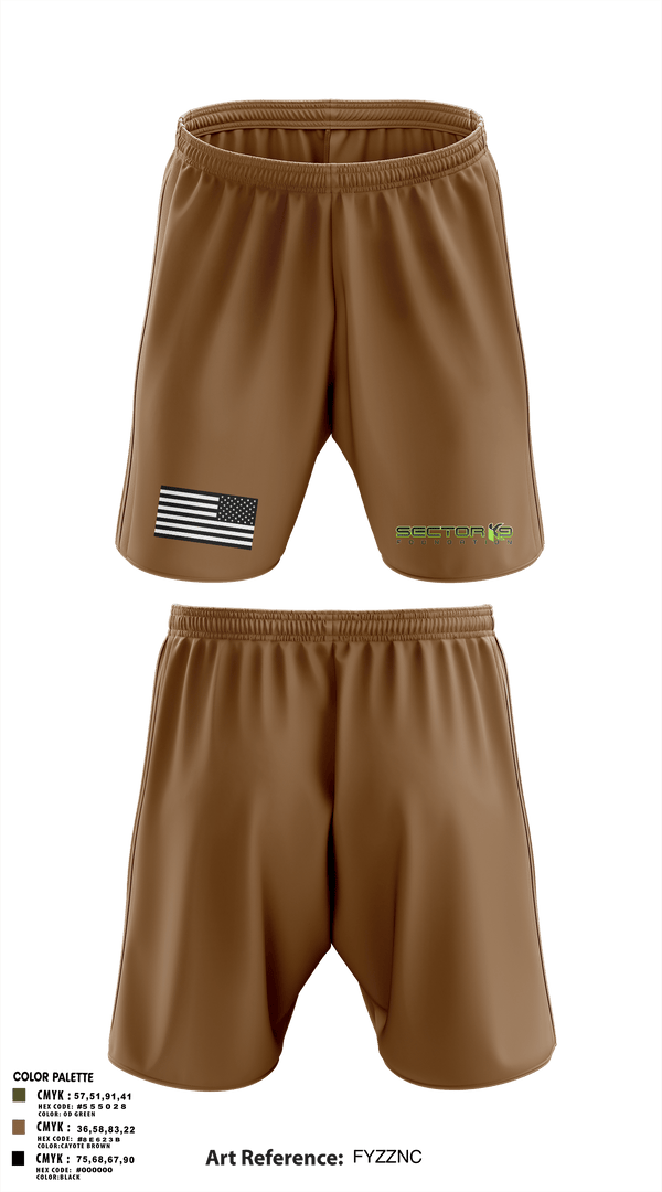 Athletic Shorts With Pockets, Sector K9 Foundation, , Teamtime, Team time, sublimation, custom sports apparel, team uniforms, spirit wear, spiritwear, sports uniforms, custom shirts, team store, custom team store, fundraiser sports, apparel fundraiser