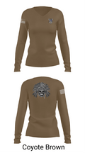 2-23IN CRAZYHORSE CO. 51563719 Women's Long Sleeve V-neck Shirt - 17