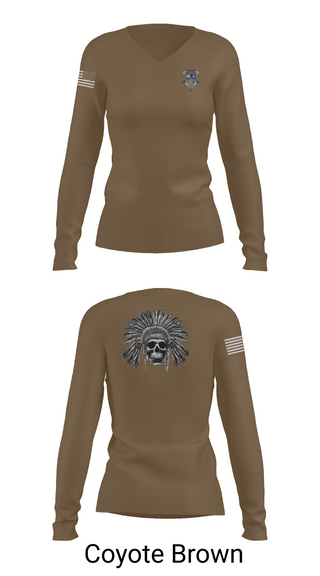 Womens Long Sleeve Vneck Shirt, 2-23IN CRAZYHORSE CO., , Teamtime, Team time, sublimation, custom sports apparel, team uniforms, spirit wear, spiritwear, sports uniforms, custom shirts, team store, custom team store, fundraiser sports, apparel fundraiser