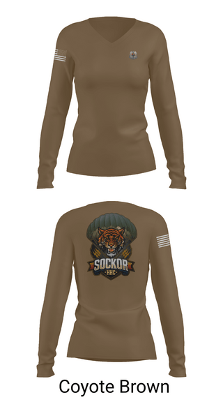 Womens Long Sleeve Vneck Shirt, SOCKOR, , Teamtime, Team time, sublimation, custom sports apparel, team uniforms, spirit wear, spiritwear, sports uniforms, custom shirts, team store, custom team store, fundraiser sports, apparel fundraiser