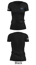 J’s Pool Solutions 53476813 Women's Short Sleeve V-neck Shirt - 38
