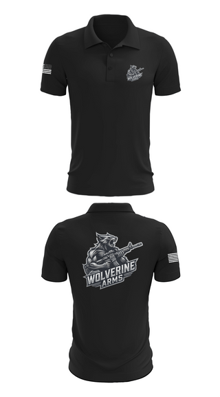 Short Sleeve Performance Polo, Wolverine Arms, , Teamtime, Team time, sublimation, custom sports apparel, team uniforms, spirit wear, spiritwear, sports uniforms, custom shirts, team store, custom team store, fundraiser sports, apparel fundraiser
