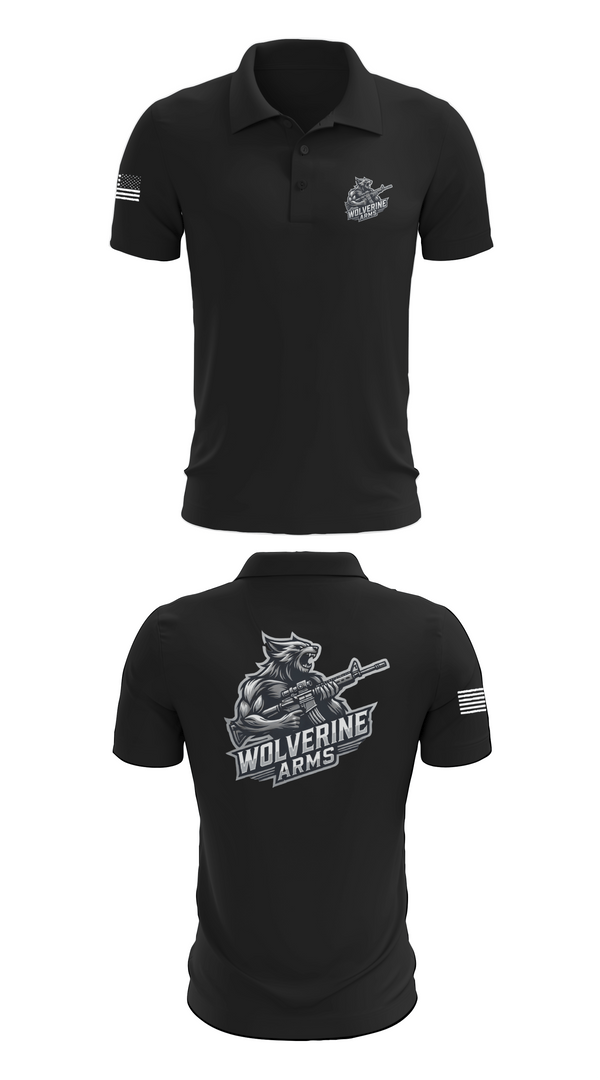 Short Sleeve Performance Polo, Wolverine Arms, , Teamtime, Team time, sublimation, custom sports apparel, team uniforms, spirit wear, spiritwear, sports uniforms, custom shirts, team store, custom team store, fundraiser sports, apparel fundraiser
