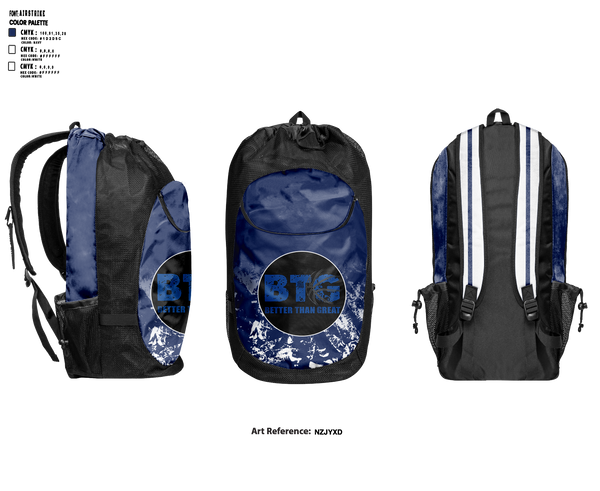 Gear Bag, BTG, Men's Basketball, Teamtime, Team time, sublimation, custom sports apparel, team uniforms, spirit wear, spiritwear, sports uniforms, custom shirts, team store, custom team store, fundraiser sports, apparel fundraiser