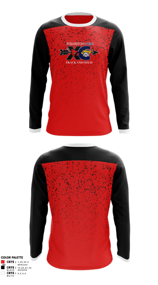 Long Sleeve Performance Shirt, Forreston High School Track and Field, Track & Field, Teamtime, Team time, sublimation, custom sports apparel, team uniforms, spirit wear, spiritwear, sports uniforms, custom shirts, team store, custom team store, fundraiser sports, apparel fundraiser