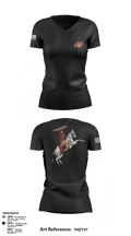 FSU ROTC 91512873 Women's Short Sleeve V-neck Shirt - 3