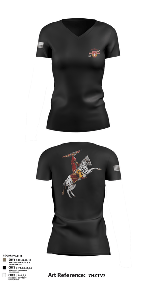 Women's Short Sleeve Vneck Shirt, FSU ROTC, Army, Teamtime, Team time, sublimation, custom sports apparel, team uniforms, spirit wear, spiritwear, sports uniforms, custom shirts, team store, custom team store, fundraiser sports, apparel fundraiser