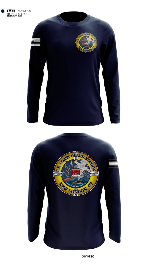 Long Sleeve Performance Shirt, Station New London, Coast Guard, Teamtime, Team time, sublimation, custom sports apparel, team uniforms, spirit wear, spiritwear, sports uniforms, custom shirts, team store, custom team store, fundraiser sports, apparel fundraiser