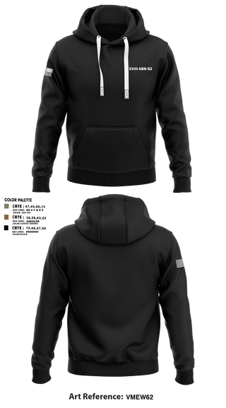 Hoodie, XVIII ABN G2, Army, Teamtime, Team time, sublimation, custom sports apparel, team uniforms, spirit wear, spiritwear, sports uniforms, custom shirts, team store, custom team store, fundraiser sports, apparel fundraiser