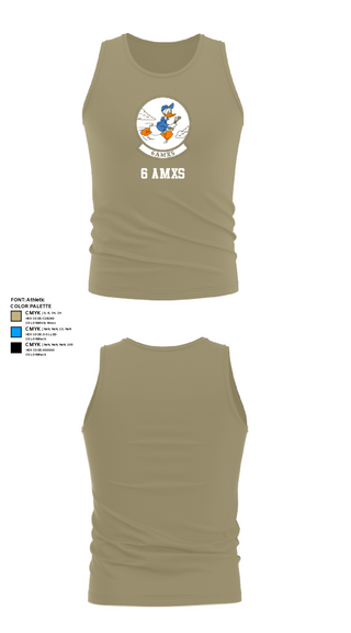 Tank Top, 6 AMXS, Air Force, Teamtime, Team time, sublimation, custom sports apparel, team uniforms, spirit wear, spiritwear, sports uniforms, custom shirts, team store, custom team store, fundraiser sports, apparel fundraiser