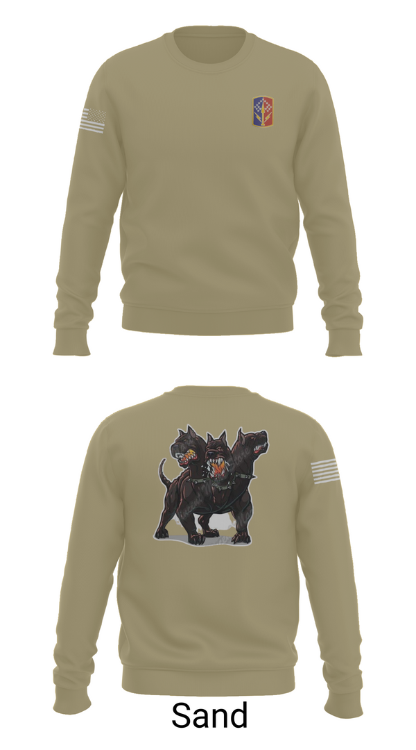 Crew Neck Sweatshirt, 1-174th ADA RGT, , Teamtime, Team time, sublimation, custom sports apparel, team uniforms, spirit wear, spiritwear, sports uniforms, custom shirts, team store, custom team store, fundraiser sports, apparel fundraiser