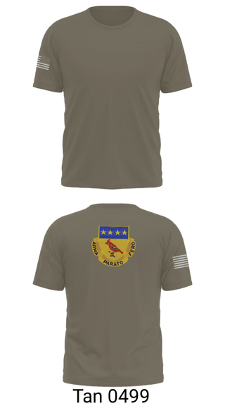 Old School Cotton Feel Shirt, Alpha BTRY 2/138th FA, National Guard, Teamtime, Team time, sublimation, custom sports apparel, team uniforms, spirit wear, spiritwear, sports uniforms, custom shirts, team store, custom team store, fundraiser sports, apparel fundraiser