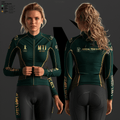 Adrenal Team Maria Pelotonia 64840628 Women's Long Sleeve V-neck Shirt - 2
