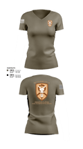 1st Platoon, 423 TC 69151656 Women's Short Sleeve V-neck Shirt - 3