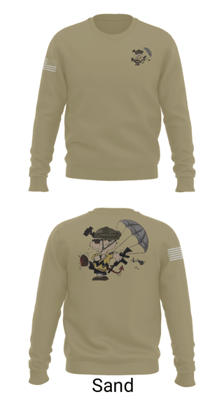 Crew Neck Sweatshirt, 1-508th PIR, Army, Teamtime, Team time, sublimation, custom sports apparel, team uniforms, spirit wear, spiritwear, sports uniforms, custom shirts, team store, custom team store, fundraiser sports, apparel fundraiser