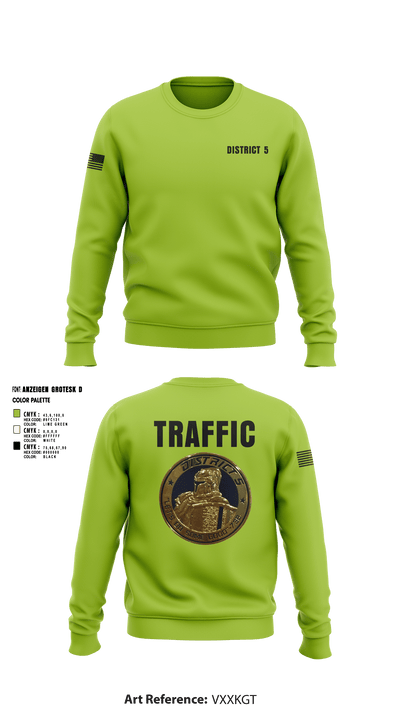 District 5 CSO 28339770 Crew Neck Sweatshirt - 6